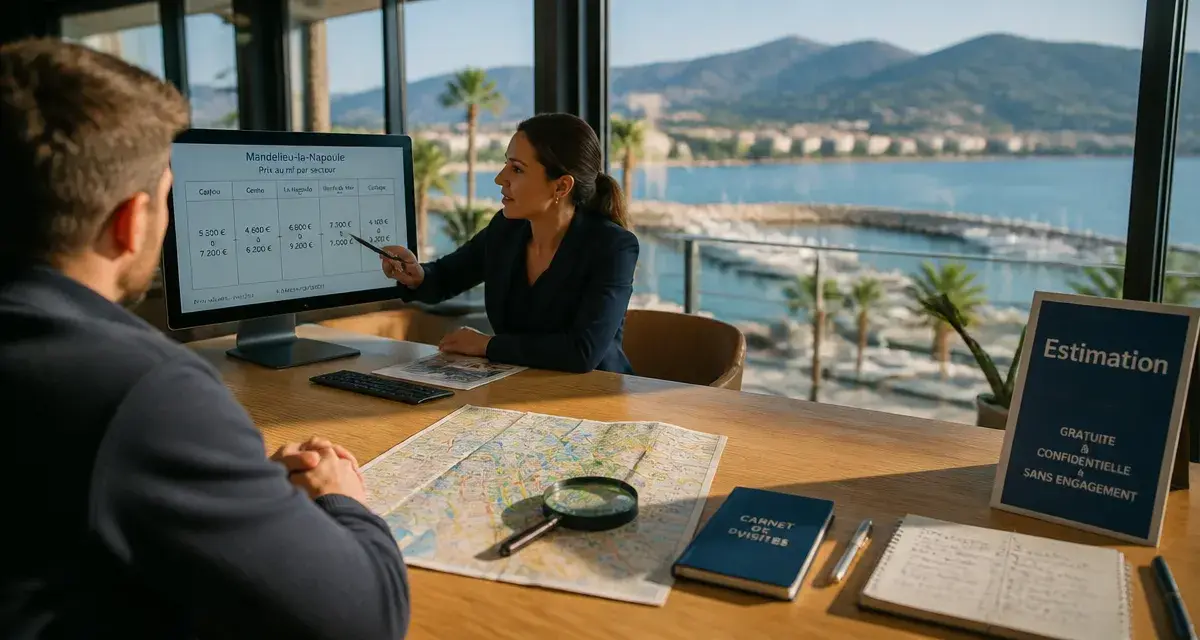 Agence immobiliere mandelieu : estimation et carte des quartiers à Mandelieu-la-Napoule