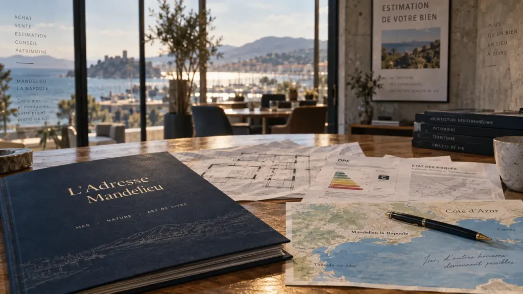 À Mandelieu, L’Adresse accompagne vos projets immobiliers, de l’estimation à la location