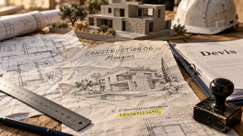 Construction 06 : société à Mougins ou chantier dans les Alpes-Maritimes ?